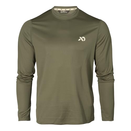 First Lite Men's Yuma Synthetic Long Sleeve Crew - Breathable Ultralight Camo Hunting Baselayer