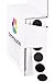 1/2" Black, Color-Code Dot Labels | Permanent Adhesive 0.5 in. — 1,000 Stickers/ Dispenser Box