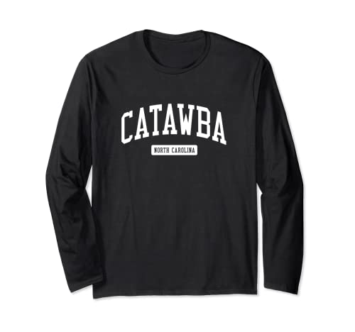 Catawba North Carolina NC Vintage Athletic Sports Design Long Sleeve T-Shirt