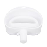 Jenngaoo Standmixer-Mehltrichter, faltbarer Silikon-Ausgießtrichter mit breiter Öffnung zum Backen von Zuckereiern, kompatibel mit Brotmaschinen und Küchenmixern (White)