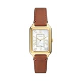 Fossil Women's Raquel Quartz Stainless Steel Watch, Gold/Silver/Mother of Pearl Women's Watch (Model: ES5305)