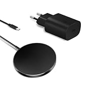 Черно Зарядно устройство Mag-Safe за iPhone:...