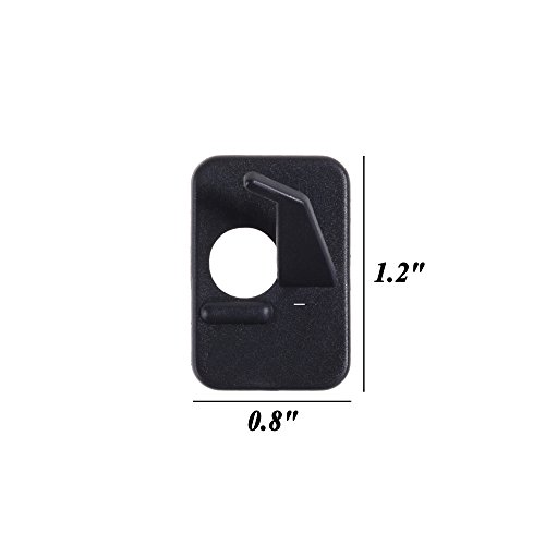 BCP Pack of 3 Black Color Adhesive Back Archery Accessories Arrow Rest (Right Hand)