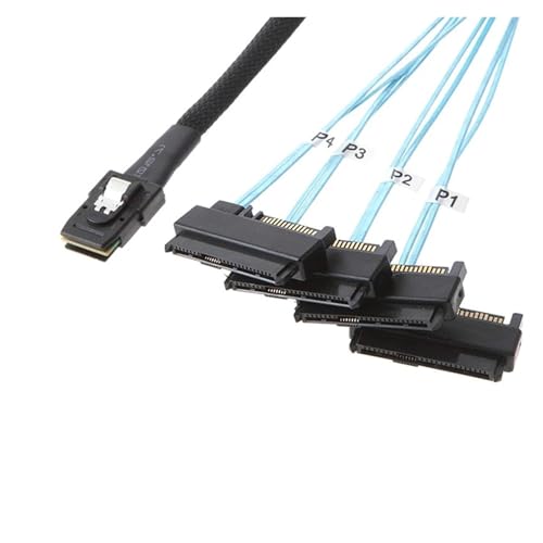 Cable adaptador S/AS 36P SFF-8087 a SFF-8482 S/AS 29+15P 0.5m