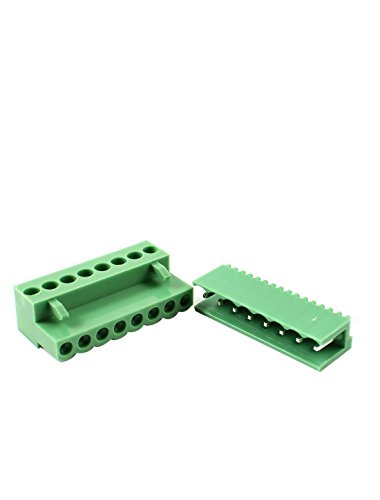 Set 5 terminales de bloque audio y video 8 posiciones 3.96mm miniatura 2