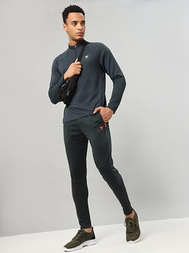 Image of TECHNOSPORT Men's Slim Fit Active Running Track Pant - (MPP681-123-P) Pack of 1
