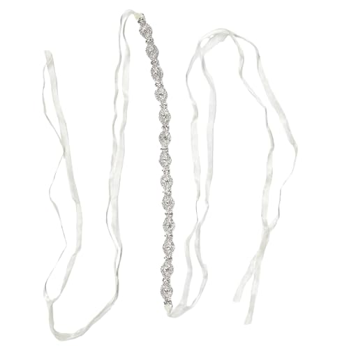 NOLITOY Bridal Rhinestone Belt for Wedding Dresses Elegant Sash for Bride Bridesmaid Stylish Waist Accessory for Formal Dress for Special Occasions