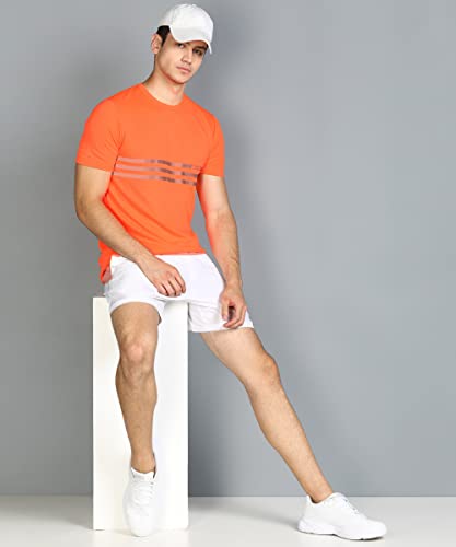 Image of Mens Round Neck T-Shirt for Workout and Running