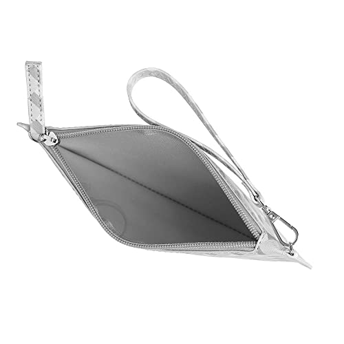 Clutch risco cubos cinza