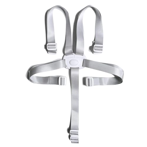 JRYXDS 1Pcs Arnes Seguridad Silla Niño, Cinturón de Seguridad para Bebé, Arnés de Seguridad de 5 Puntos para Niños y Niños, Correa Segura para Silla,trona kinderkraft,kinderkraft(A)