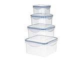 Libre de BPA. Recipientes herméticos para una mejor conservación y un transporte sin derrames. Las tapas cuentan con un sistema de 4 cierres de bloqueo además están realizadas en silicona inyectada que se adhiere al recipiente aislando los alimentos de gérmenes y olores externos y favoreciendo su perfecta conservación.