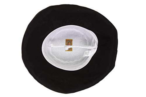 Scala Women's Cotton Hat With Inner Drawstring And Upf 50+ Rating,Black,One Size #TOP6