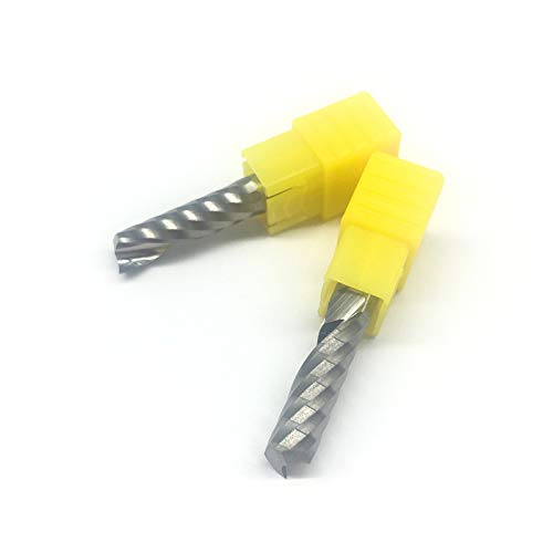 1PC One Flute Spiral 6 6mm 22mm Long Wood Milling Cutter PVC Carbide Engraving Cutters CNC Router Bits Acrylic