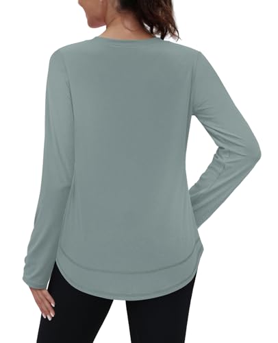 Image of XIEERDUO Women's Workout Tops Long Sleeve Shirts Sun Protection UPF 50+ Quick Dry Shirts for Hiking Running S-3XL