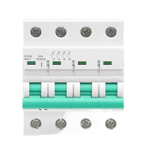 Interrupteur d'isolation à 4 pôles pour couper le courant 400V 100A