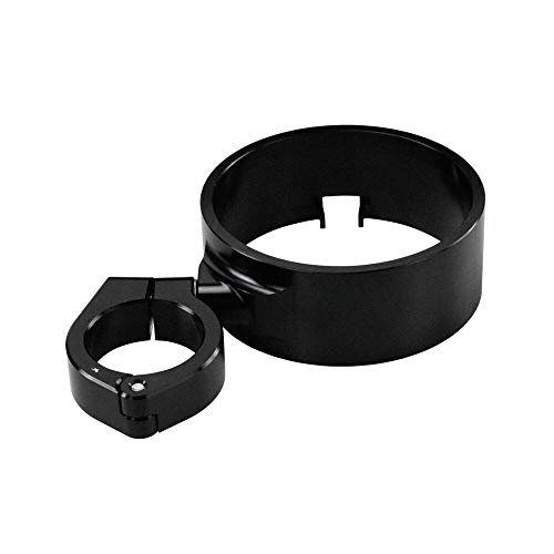 Image of Side Mount Instrument Bracket + Speedometer Cover for Sportster 93-20 | Black Relocation Cover + Bracket for Harley Sportster XL Models 1993-2020 XL883 XL1200 Iron 883 Forty-Eight 72 48,Gloss