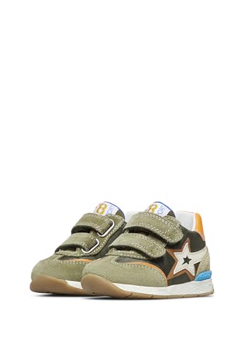 Naturino Boy's Falcotto New Ferdi 3 Hig (Toddler) Sneaker, Militare/White/Stone, 53