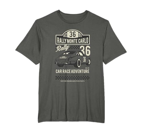 Automóvil Rally de Montecarlo 1972 50 cumpleaños 50 Camiseta