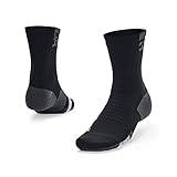Unisex Under Armour Unisex High Socks Ua Ad Playmaker 1Pk Mid, Black, 1376229-001, LG