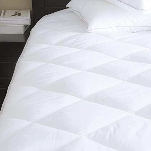 Super King Quilted Mattress Protector Extra Deep Pocket Fitted Hypoallergenic Hotel Quality Super Soft Brushed Fabric