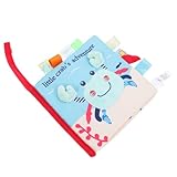 Livre en tissu pour bébé crabe - lire ce livre en tissu vous donne l'occasion de créer des liens avec votre bébé, un moment ensemble, livre en tissu décoratif pour enfants