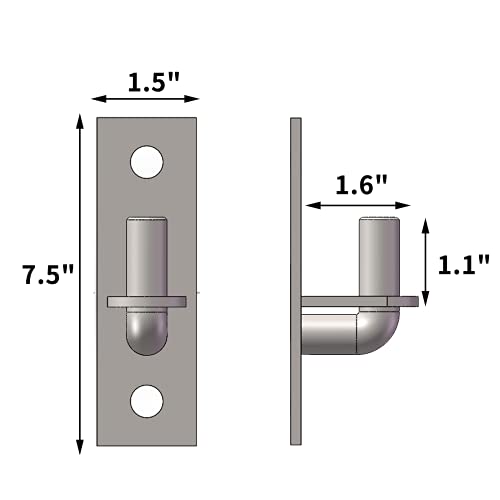 Homydom LX-JLG38125-2 Wall Mount Gate Hinge thumb #1