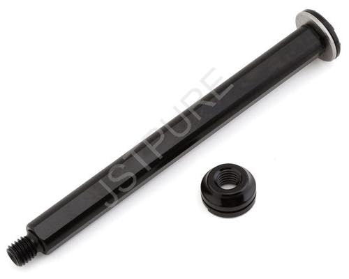 Jstpure for Helm D-Loc V.2 Bolt-on Thru Axle Assembly (Black)