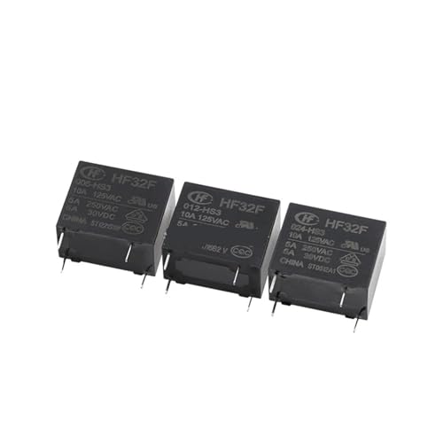 Relais de puissance 24V HF32F commutation stable 5A 250VCA à 4 broches