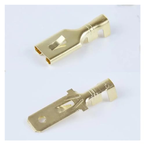 Connecteurs de fil en laiton doré 7.8mm pour une finition durable