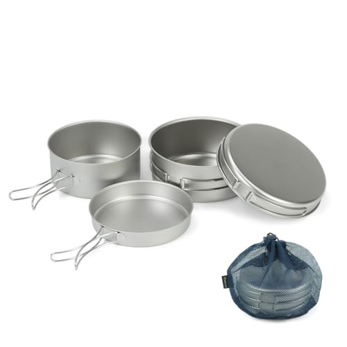 Belmont BM-037 Titanium Cooker 4-Piece Set M (Case Included)