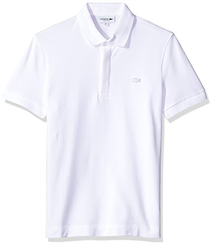 Lacoste Men's Short Sleeve Paris Polo Shirt, White, XL