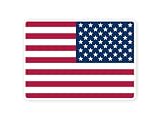 Pegatina autoadhesiva Pegatina con bandera de Estados Unidos invertida Ejército americano (tamaño S: 10 x 7 cm)