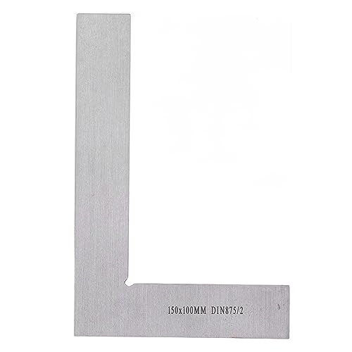 ANKROYU 90 Degree Square, Metal 90 Degree Angle Ruler, L Square Right Angle Measuring Tool, Right Angle Ruler for Machinist Woodworking