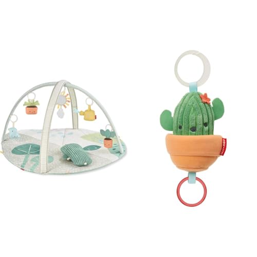 Image of Skip Hop Baby Play Gym Garden Oasis Green Multi and Stroller Toy Farmstand Grow & Play Jitter Cactus Bundle