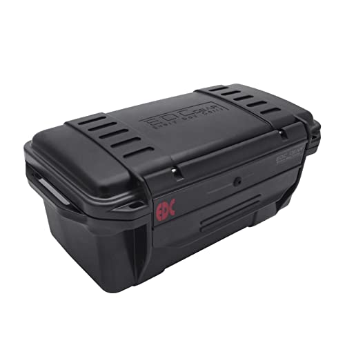 SEIWEI Outdoor Sealed Waterproof Safety Case Plastic Tool Dry Storage Box For Electronic Equipment Camping Outdoor Tool - Professional Waterproof Box(C), Black (MMZ-HA5272C-RT)