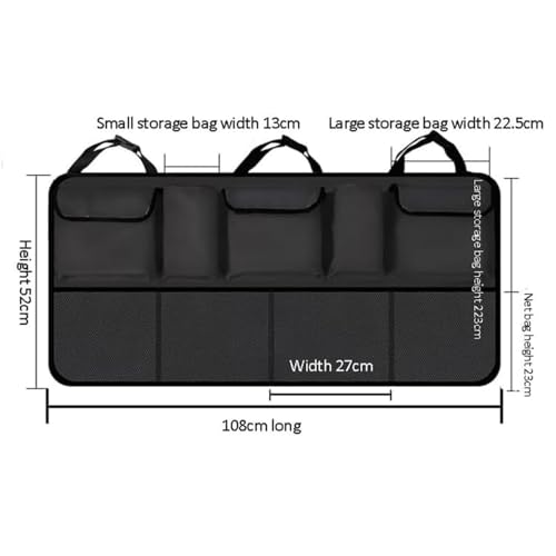 Sac de rangement de coffre Mitsubishi Galant 2007-2016 pliable suspendu