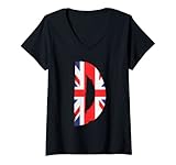 Union Jack British Flag Letter D Initial England