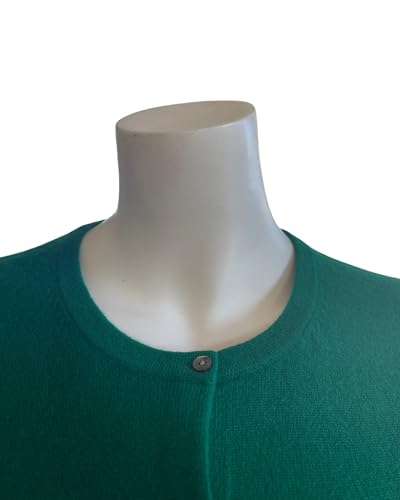 Image of Women's 100% Cashmere Button Front Long Sleeve Cardigan Sweater. Comfort, Luxury, and Insulation, Soft Silky Texture
