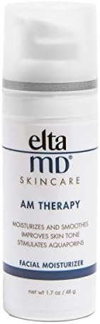 EltaMD AM Therapy Facial Moisturizer Lotion, Lightweight Face Moisturizer for Women with Hyaluronic Acid, Hydrates and Moisturizes Skin, Oil Free, Fragrance Free, Safe for Sensitive Skin, 1.7 oz Pump