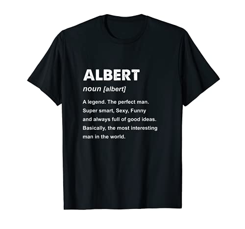 Hombre Nombre Albert Camiseta