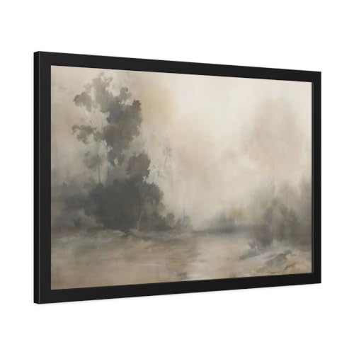 Poster Nature Misty Trees pour habiller un grand mur vide de salon