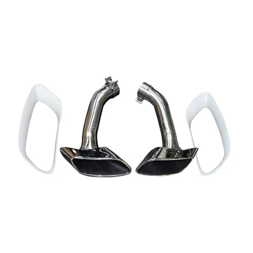Tuyau d'échappement BMW X6 E71 usé ? Remplacez par ces embouts pot échappement inox style V8