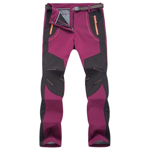 Pantalon softshell chaud imperméable et coupe-vent pour le trekking
