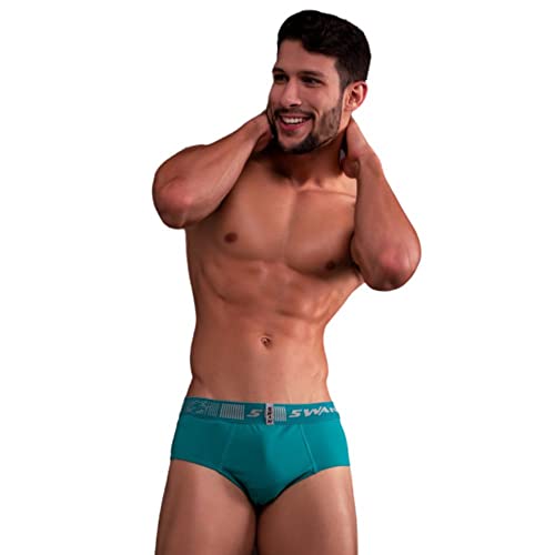 Kit 6 Cueca tradicional de cós livre movimento confortável Cor:Sortido;tamanho:M