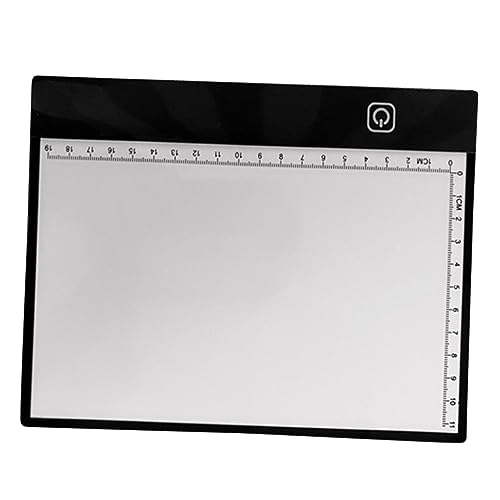 VILLCASE Simple Drawing Board Lighted for Tracing A5 Size Dry Erase Board USB Power Eye-Protecting Led Light