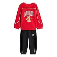 adidas Unisex Baby DISNEY MICKEY MOUSE JOGGER, pure ruby/off white, 3-4 Years