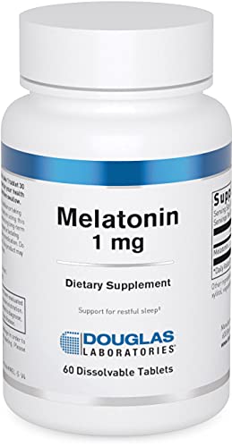 Douglas Laboratories Melatonin 1 mg. | Supports Sleep/Wake Cycles | 60 Tablets