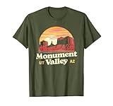 Photo Gallery monument valley vintage national park poster style design maglietta Photo Gallery monument valley vintage national park poster style design maglietta