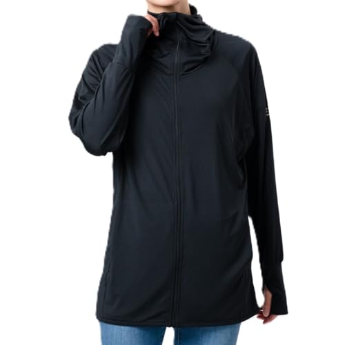 UVカットジップパーカー メンズ レディース 接触冷感 吸水速乾 ラッシュパーカー 長袖 フード付き UPF50+ 日焼け対策 軽量 体型カバー