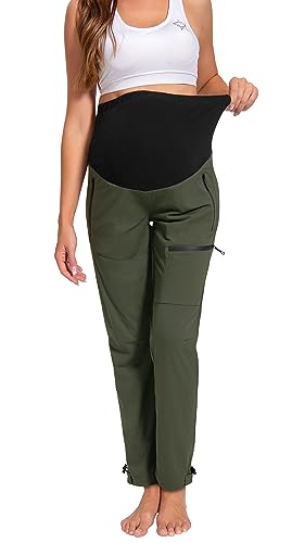 V Vocni Maternity Pants Quick-Dry Cargo Scrub Pants Women'S Hiking Pants Athletic Workout Lounge Casual Outdoor Army Greenmedium thumb #3